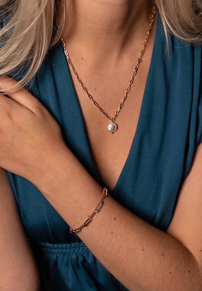 Chic by Lirette - Armband Chain Link - Goud