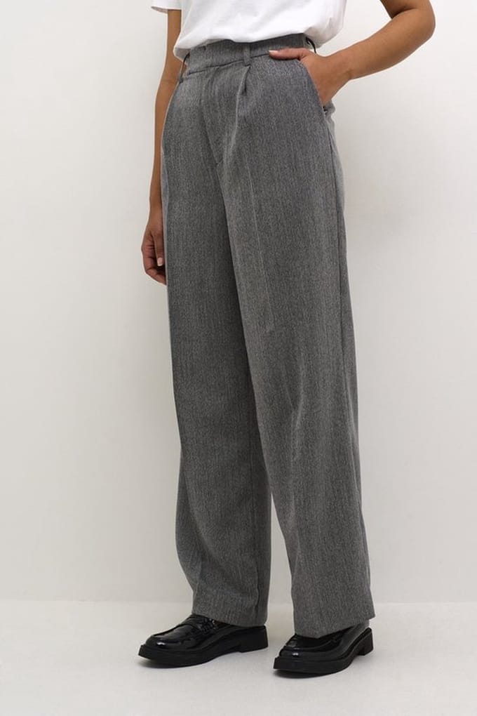 Kaffe KAjosie Wide Pants Dames Broek - Maat 42