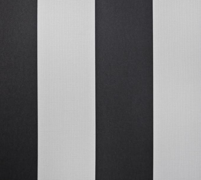 Dutch Wallcoverings Vliesbehang streep - zwart/wit