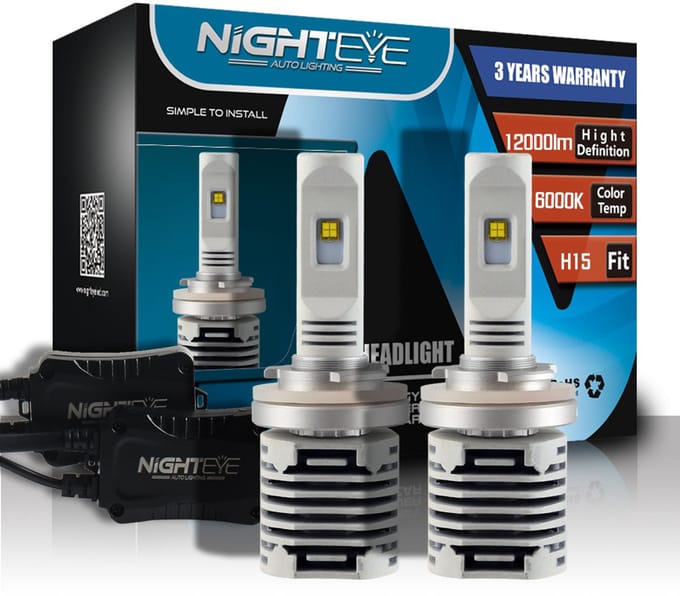 Nighteye High-Power LED Lampenset H15