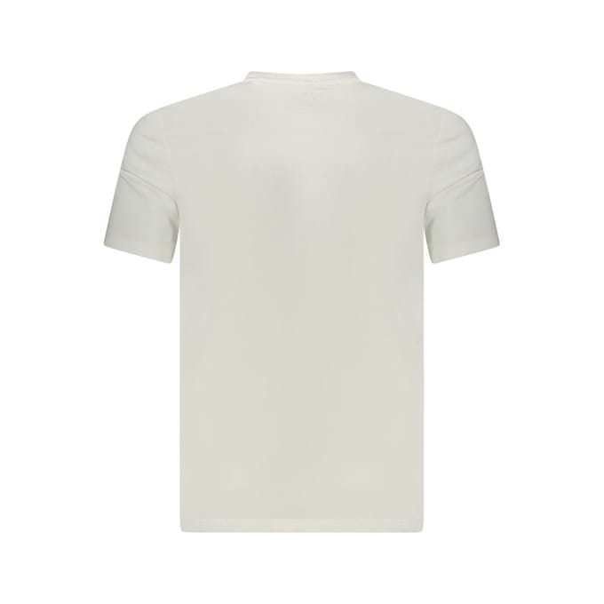 Guess Jeans Witte Katoenen T-Shirt voor Mannen
