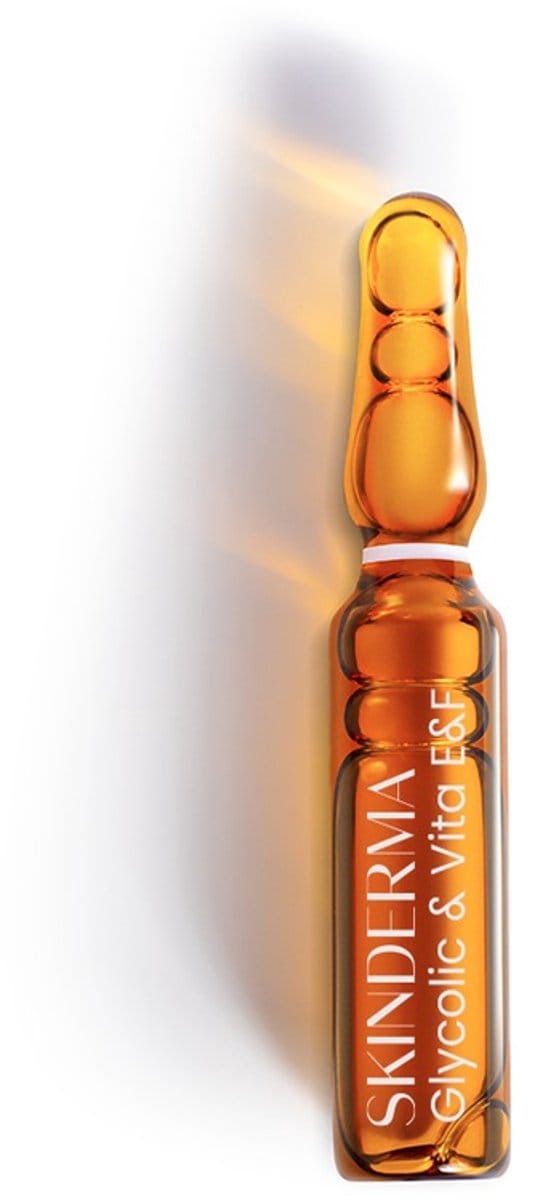 Skinderma Topisch glycolzuur en vitamine E+F ampullen 20 x 2 ml