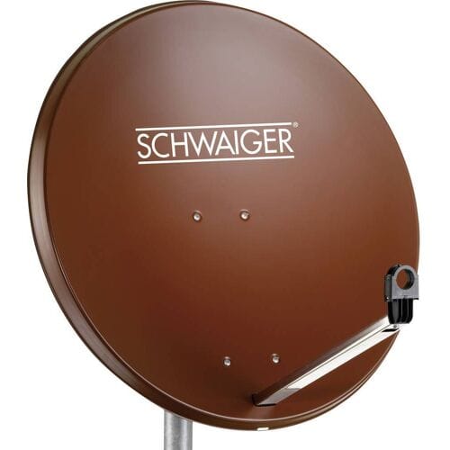 Schwaiger SPI996.2 Satellietschotel 80 cm Reflectormateriaal: Staal Steenrood