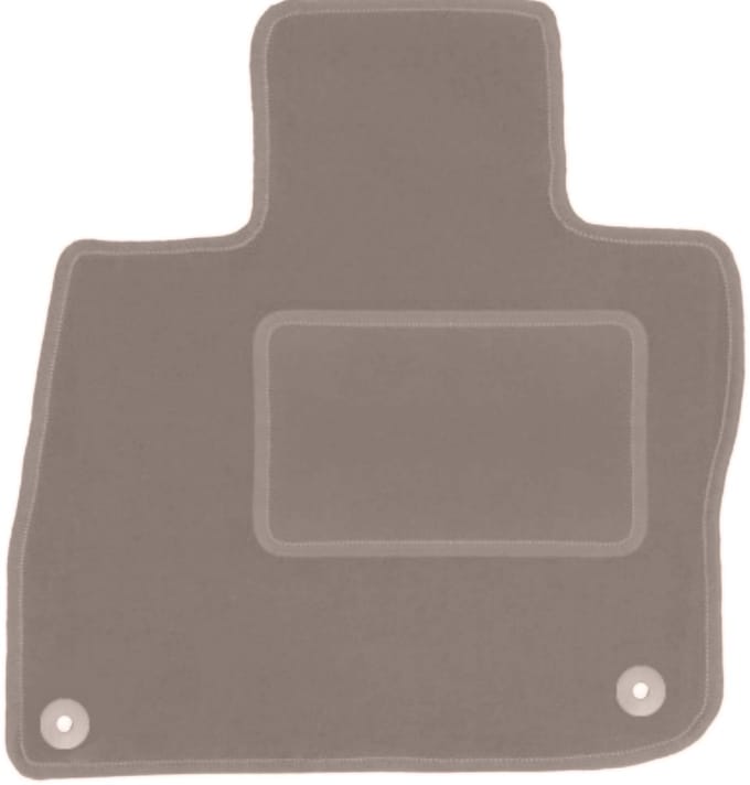 Beige bestuurdersmat voor: Honda Civic VIII (UFO) hatchback (2006-2012)