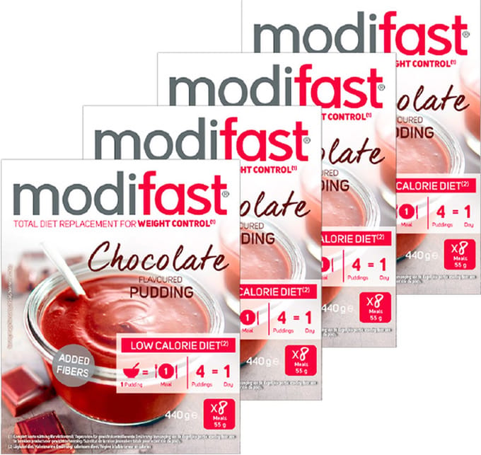 Modifast Intensive | Pudding Chocolade | 4 Stuks | 4 x 440g