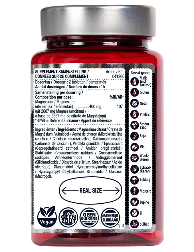 Lucovitaal Magnesium Citraat tabletten 400 mg 30 tabletten