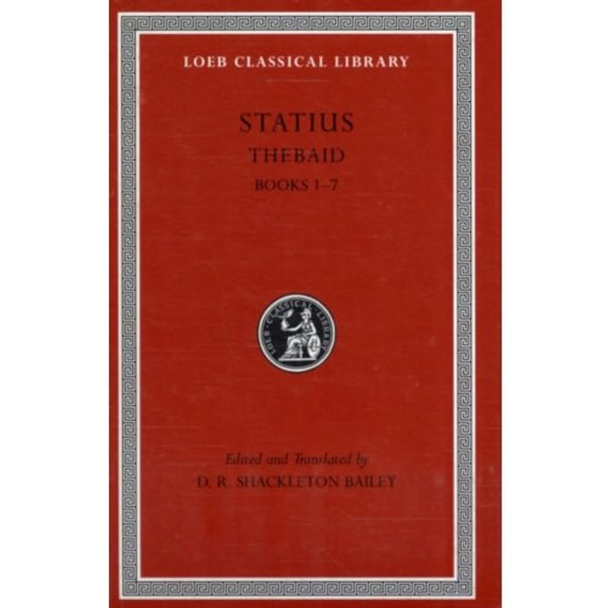 Thebaïde Deel I door Statius Hardcover Boek 9780674012080