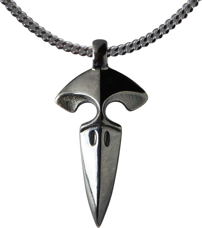 AuBor ®. Zilveren hanger. Kleine raaf.