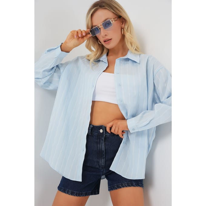Oversized Poplin 2-Pack Shirt