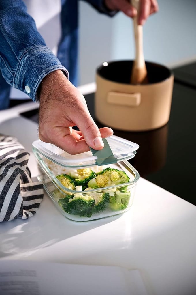 Famanu - Glas vershouddoos easyclip 450 ml – sage
