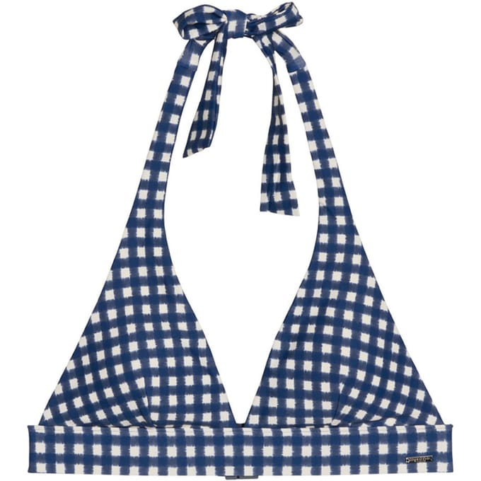 Bikinitop met halter model 'GINGHAM TRIANGLE TOP'