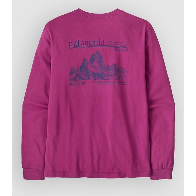 Patagonia Mw Hut Tripper Skyline Longsleeve roze