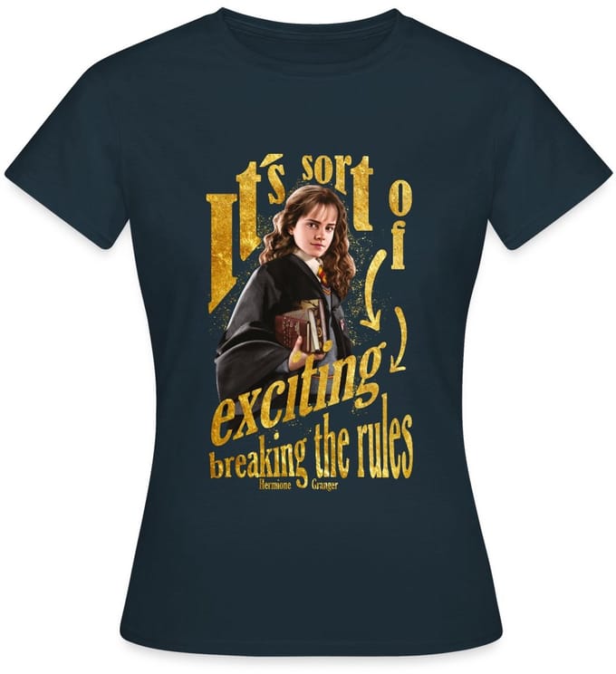 Harry Potter Hermine Goes To The Library T-Shirt Dames