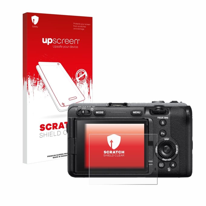 upscreen - Screenprotector voor Sony FX3 - Folie Beschermfolie transparant