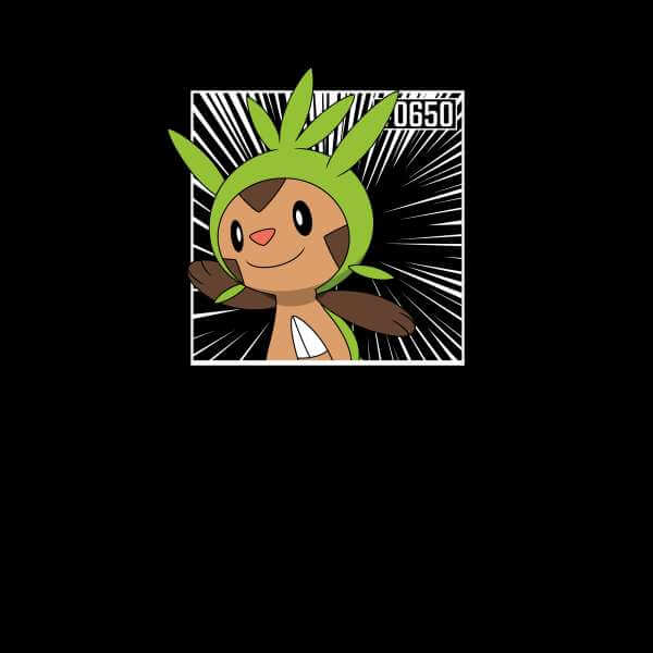 Pokemon Chespin Men's T-Shirt - Black - 3XL