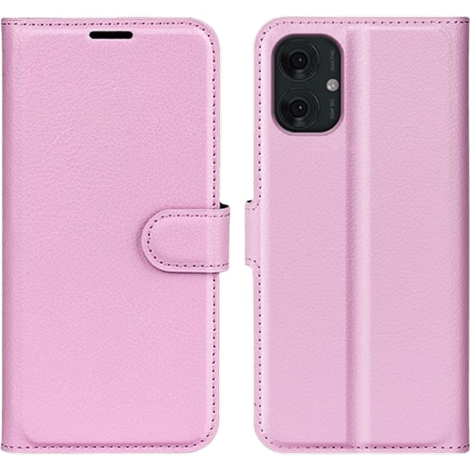 Mocaa Motorola Moto G55 5G Slim-Fit Bookcase Roze