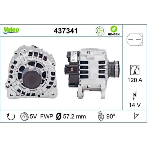 Driefasige generator VALEO RE-GEN - AT VALEO 437341
