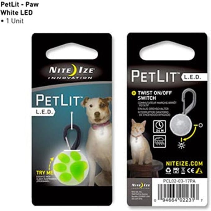 Nite Ize Petlit Dog Led Lampje - Dierenlampje - Lime