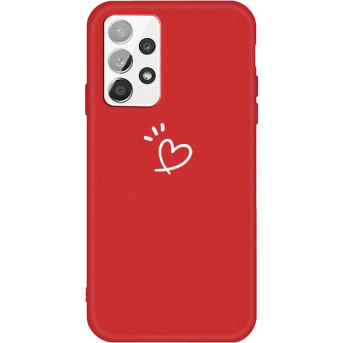 Mocaa Samsung Galaxy A32 5G Love Heart Case Rood