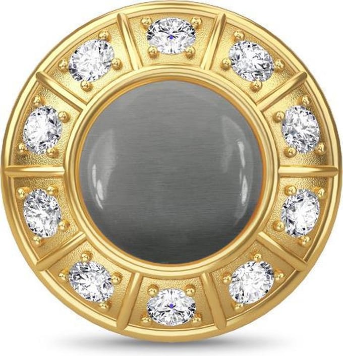 Endless Jennifer Lopez Collection Grey Moon Galaxy Gold Bedel 1630-1