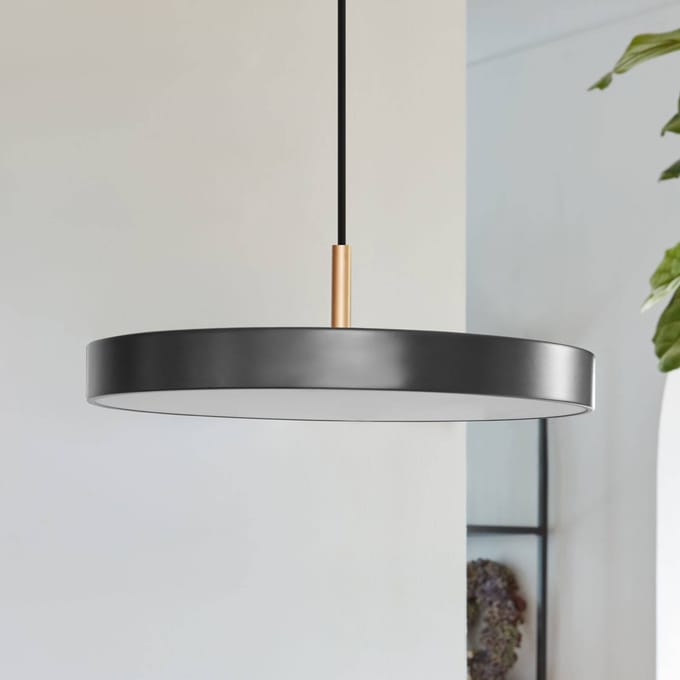 UMAGE - Asteria Mini Hanglamp - antraciet - messing - 4 - 6 Wochen