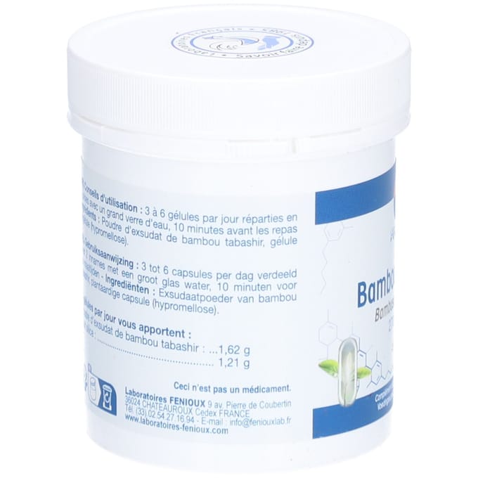 Fenioux Bambou Tabashir 200 Capsules