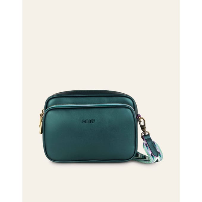 Oilily Smiley Cross Body- maatOne size Trekking Groen