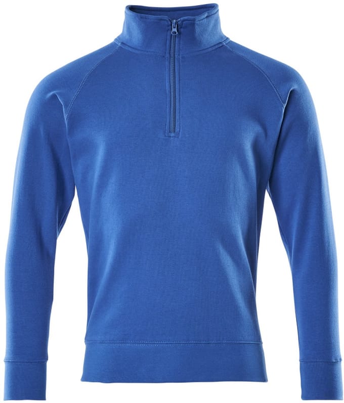 Mascot Crossover Sweatshirt met korte rits 50611-971 - Helder blauw - M