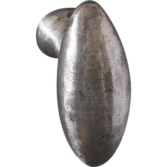 Bertomani Meubelknop Oliv - Ijzer - Oud Ijzer Afwerking - 19x48mm - Set Van 2