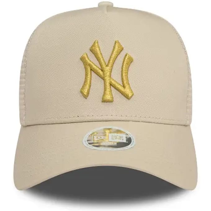 Trucker cap voor dames New York Yankees New Era 9FORTY MLB Metallic