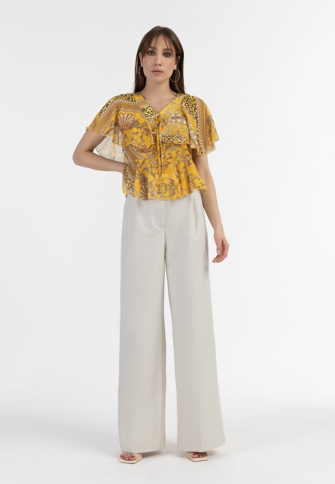 Faina Blouse Dames geel
