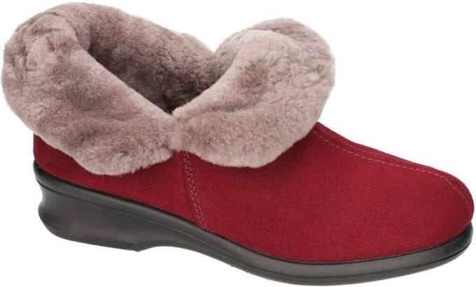 Rohde -Dames - bordeaux - pantoffels - maat 37