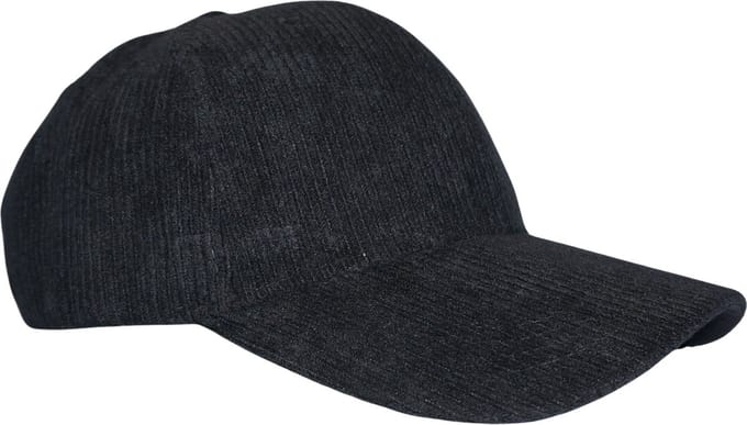 Baseball pet- Cap- Corduroy Rib- Maat 56/58- Zwart