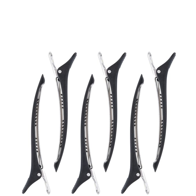 Brushworks No Crease Sectioning Hair Clips (Pack of 6)