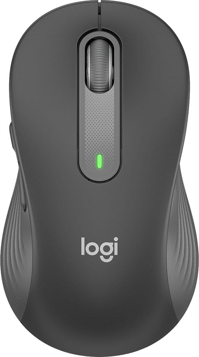 Logitech Signature M650 L Muis Radiografisch, Bluetooth Maat: L Optisch Graphite 5 Toetsen 4000 dpi