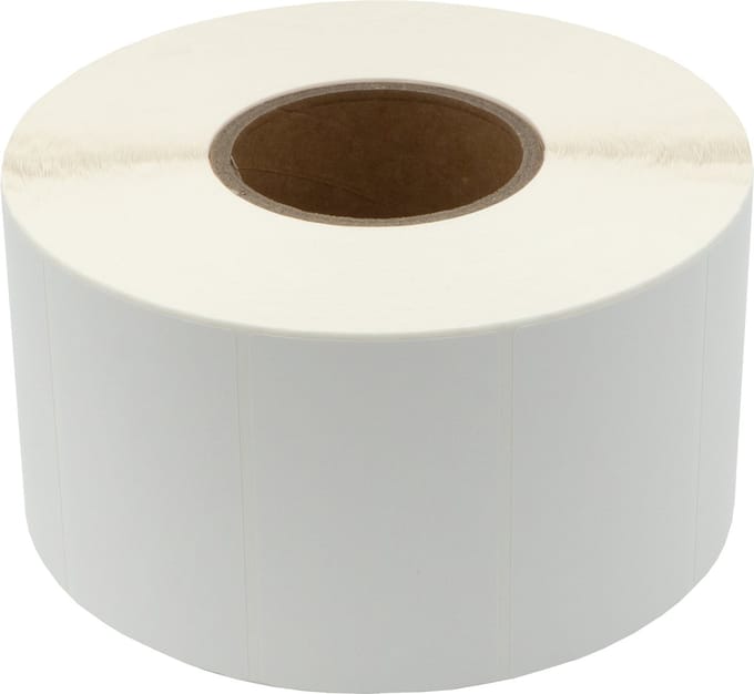 DULA Compatible Zebra Labels 100x60mm - 3000 etiketten per rol - kern 76mm - Wit - Permanent - 1 rol