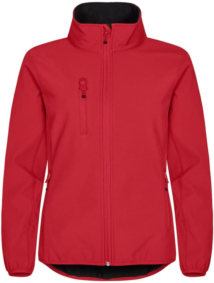 Clique Classic Softshell Jacket Women 0200915 - Rood - 34/XS