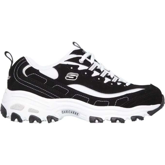 Skechers - D'Lites Biggest Fan - Dames - Sneakers - Zwart
