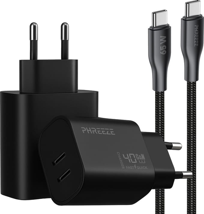 Oplaadstekker usb C - Usb C naar usb C kabel - Oplaadkabel - Oplader voor telefoon, tablet, usb C laptop - Snellader - 1 meter