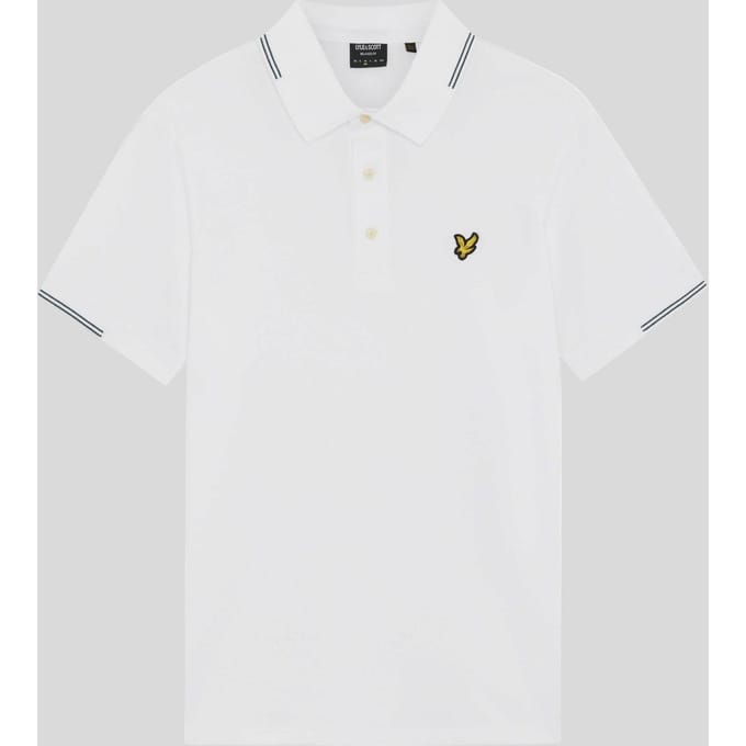 Lyle & Scott - Heren polo - Maat XXL - Mannen - wit -