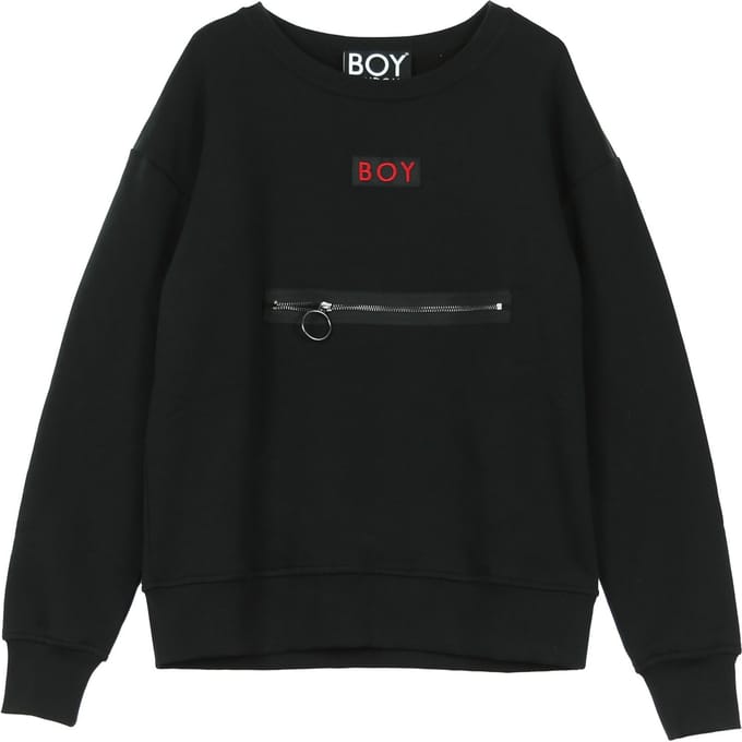 Grosgrain Sweat-sweatshirt voor heren met ronde hals