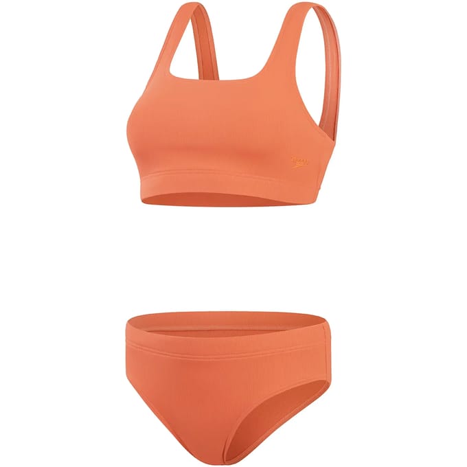 Tweedelige bikini met U-achterkant voor dames Speedo Textured Deep