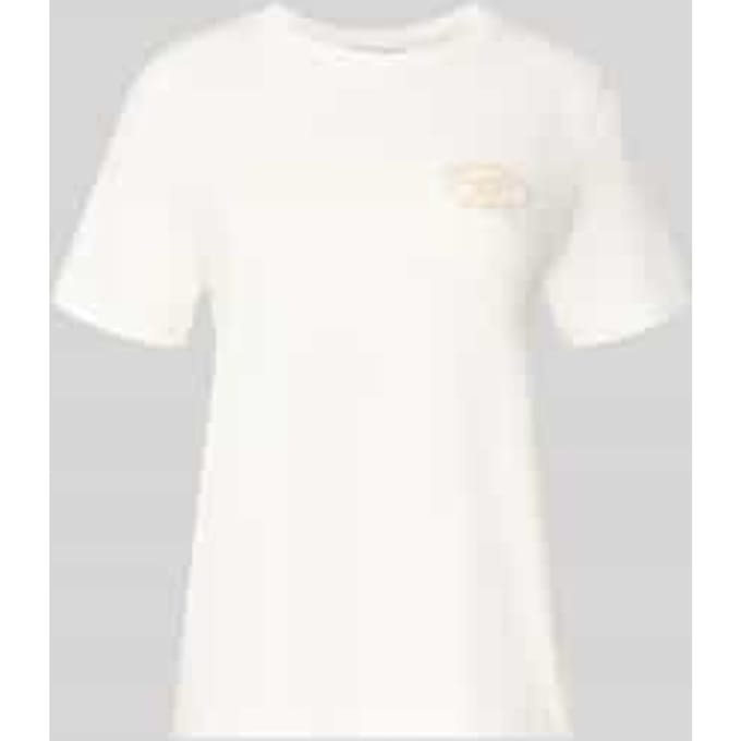 T-shirt met ronde hals en logo