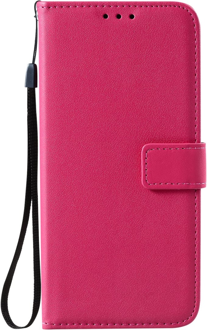 Hoesje geschikt voor iPhone 16e - Bookcase - Pasjeshouder - Portemonnee - Camerabescherming - Kunstleer - Roze