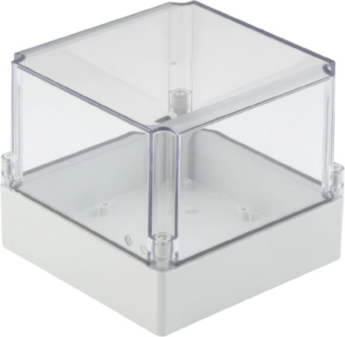 Weidmüller MPC 12/12/12 trsp Universele behuizing 125 x 125 x 125 Polycarbonaat Lichtgrijs, Transparant 1 stuk(s) Single