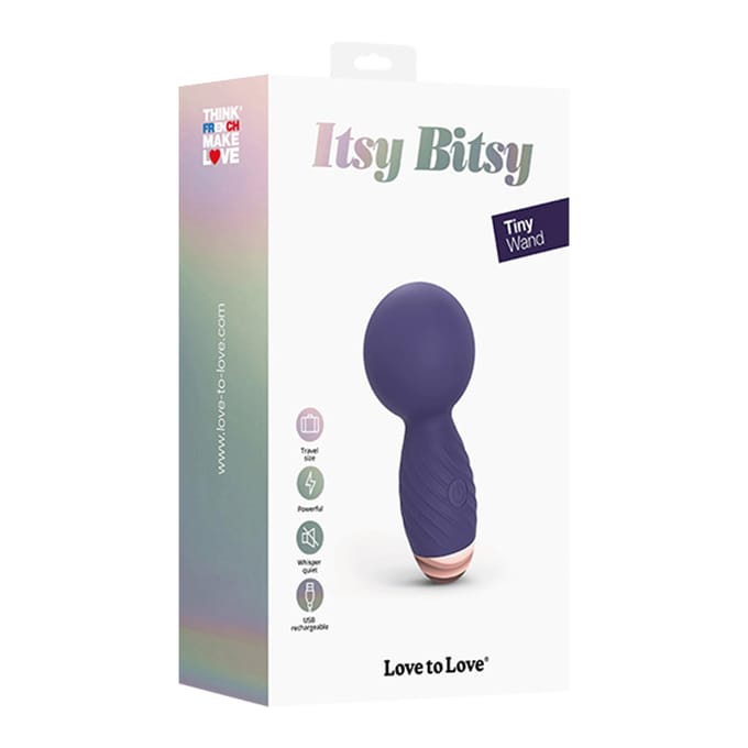 Love to Love - Itsy Bitsy - Mini Wand Vibrator - Paars