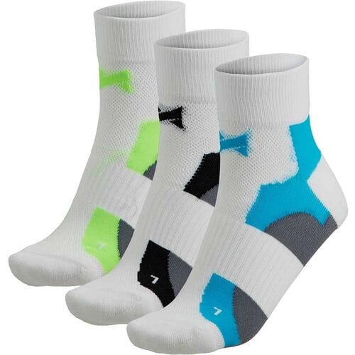 Xtreme Fietssokken Quarter 3-pack Multi White-45/47