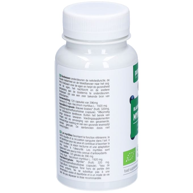 Purasana Single Plants Powders Blauwe Bosbes Bio 120 capsules