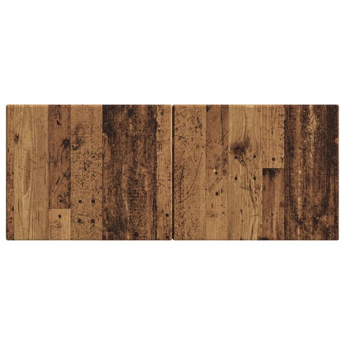 vidaXL - Wandgemonteerd - Hoofdbord - BREDA - Oud - hout - Bewerkt - hout