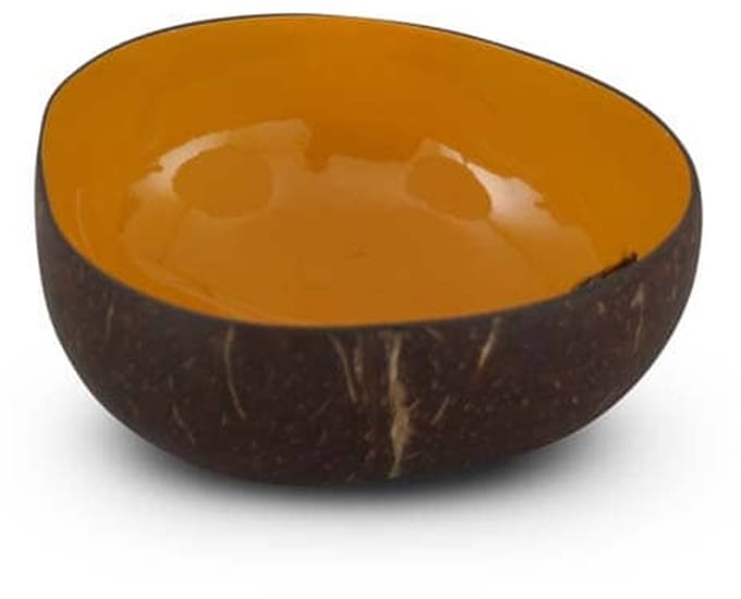 Safaary - Coconut Bowl Oranje Ø 13 x 7cm